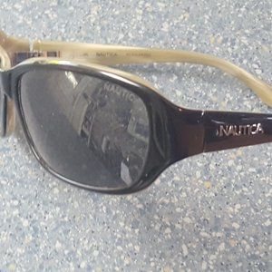 Nautica Sunglasses Escapade style, Black Lined, Polarized,  Sport Wrap Designer